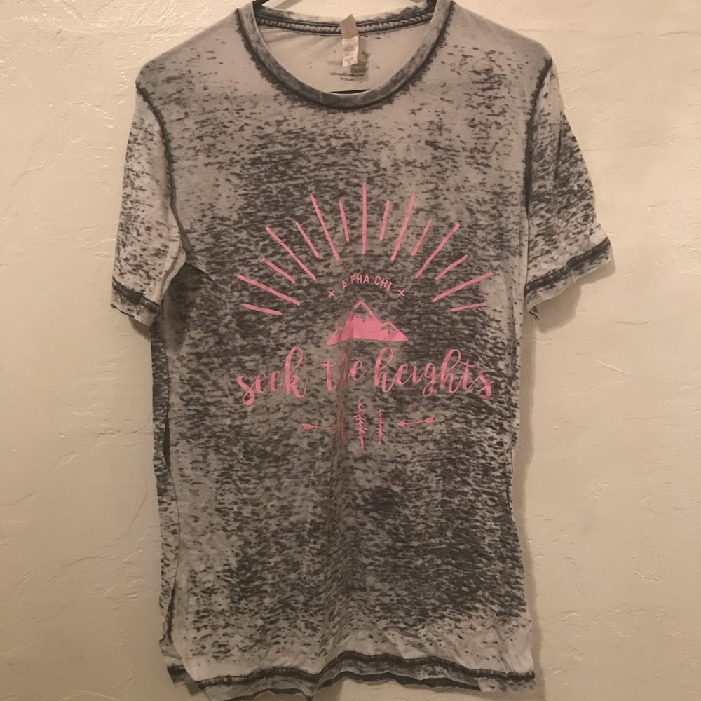 Alpha Chi Omega- seek the heights shirt